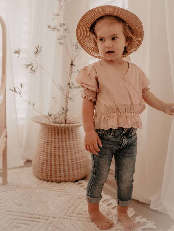 Stella Wrap Top - Pink