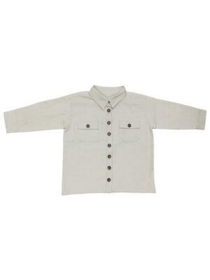 Harry Cream Shirt - 100% Cotton Corduroy